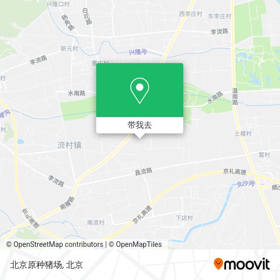 北京原种猪场地图