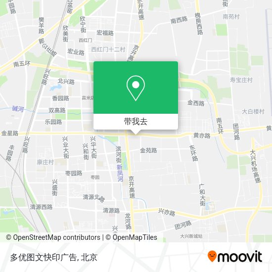 多优图文快印广告地图