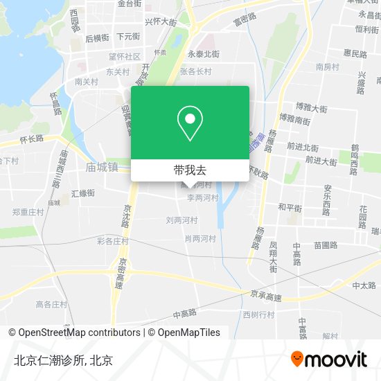 北京仁潮诊所地图
