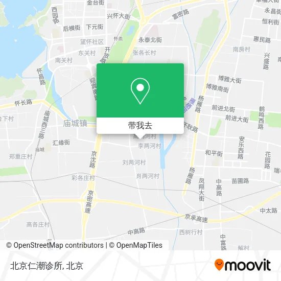 北京仁潮诊所地图