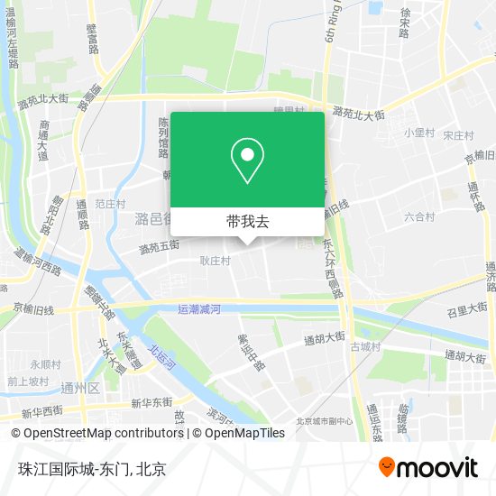 珠江国际城-东门地图