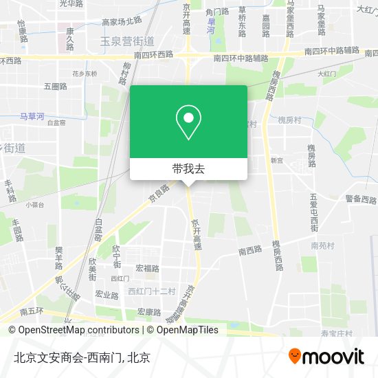 北京文安商会-西南门地图