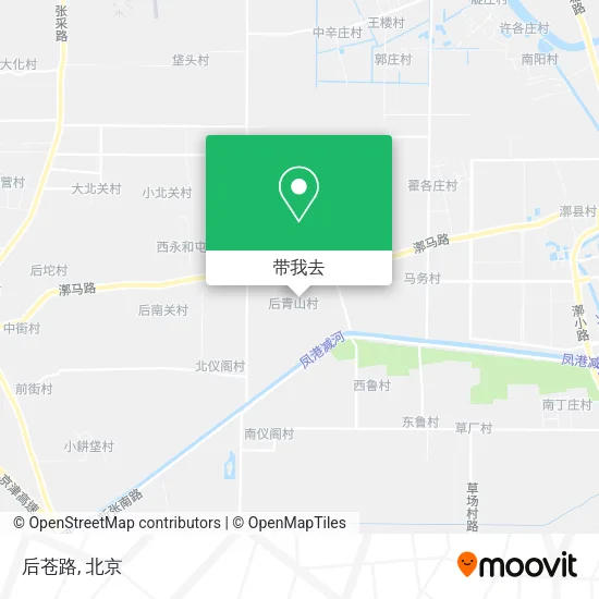 后苍路地图