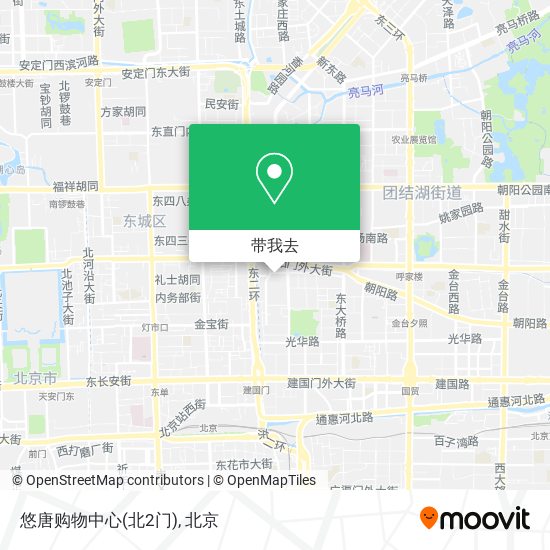 悠唐购物中心(北2门)地图