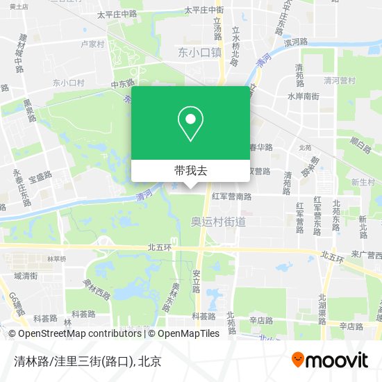 清林路/洼里三街(路口)地图