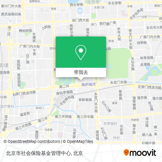 北京市社会保险基金管理中心地图