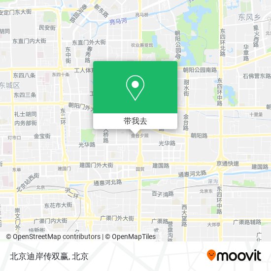 北京迪岸传双赢地图