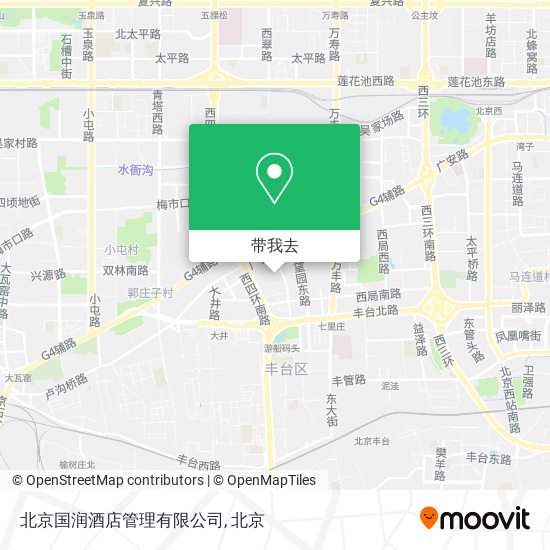 北京国润酒店管理有限公司地图