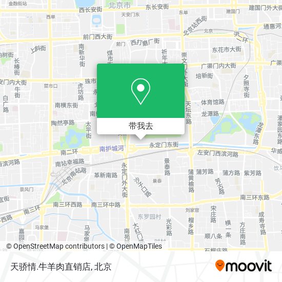 天骄情.牛羊肉直销店地图