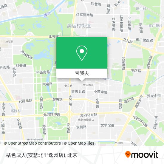 桔色成人(安慧北里逸园店)地图