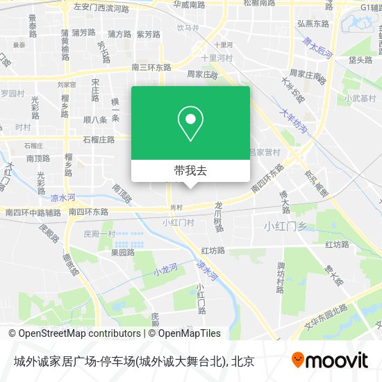 城外诚家居广场-停车场(城外诚大舞台北)地图