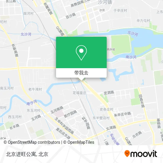 北京进旺公寓地图