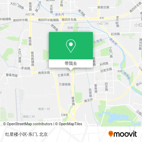 红星楼小区-东门地图