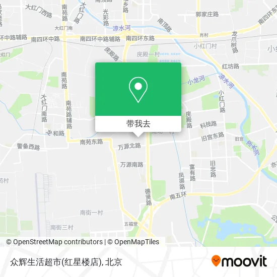 众辉生活超市(红星楼店)地图