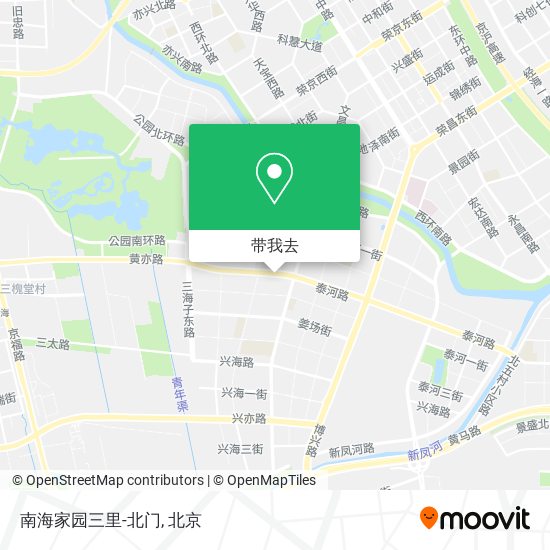 南海家园三里-北门地图
