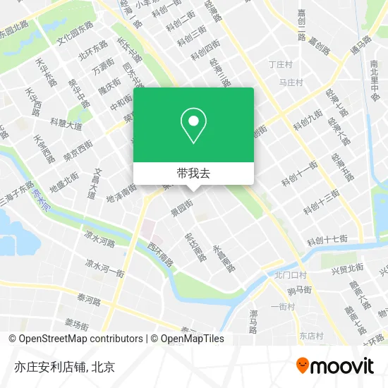 亦庄安利店铺地图