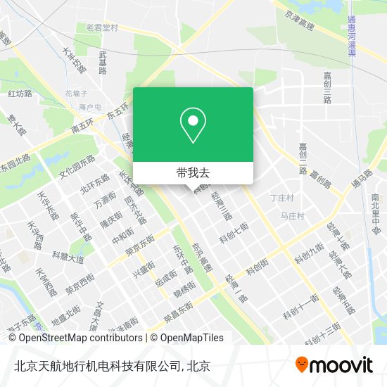 北京天航地行机电科技有限公司地图