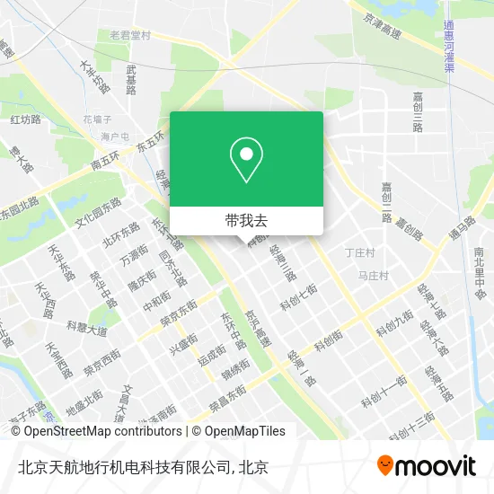 北京天航地行机电科技有限公司地图
