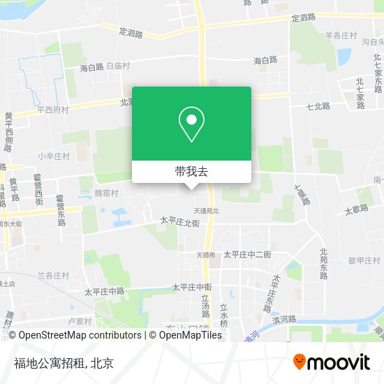 福地公寓招租地图