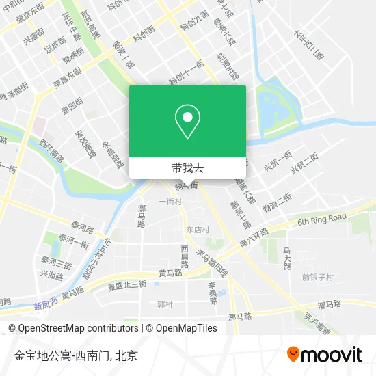 金宝地公寓-西南门地图
