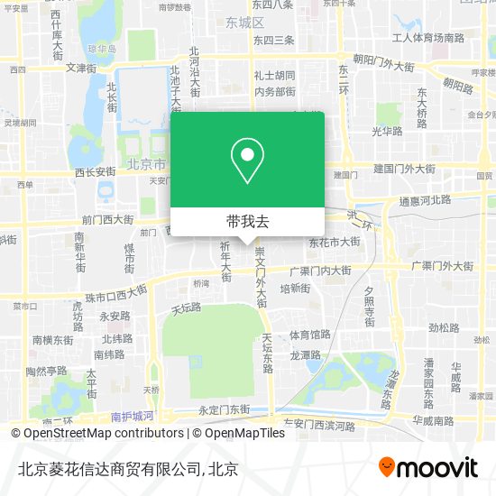 北京菱花信达商贸有限公司地图