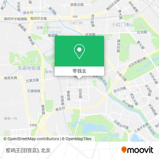 窑鸡王(旧宫店)地图