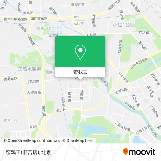 窑鸡王(旧宫店)地图