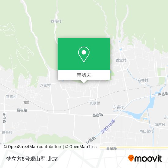 梦立方8号观山墅地图