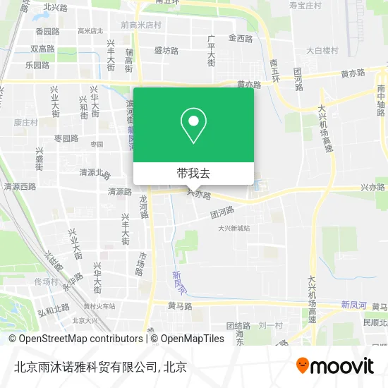北京雨沐诺雅科贸有限公司地图