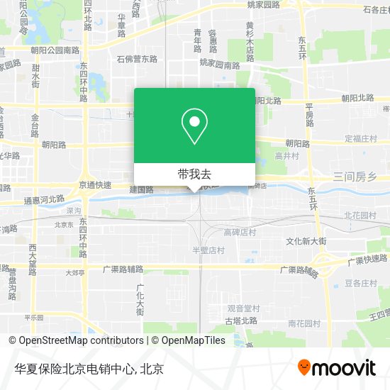 华夏保险北京电销中心地图