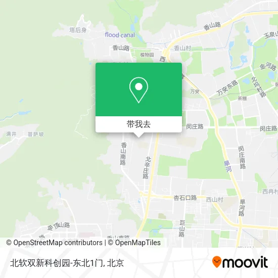 北软双新科创园-东北1门地图