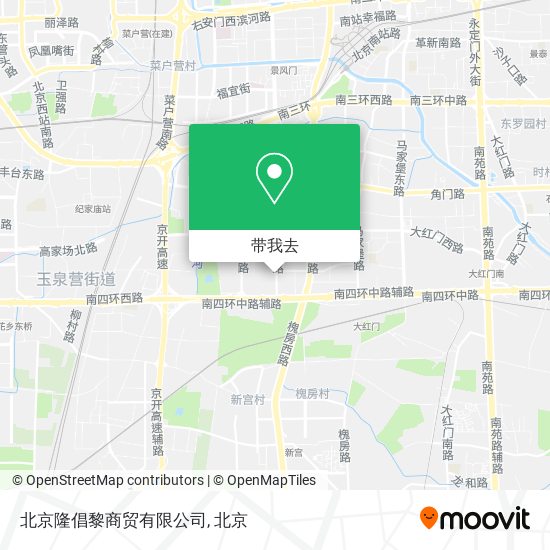 北京隆倡黎商贸有限公司地图