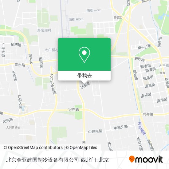 北京金亚建国制冷设备有限公司-西北门地图