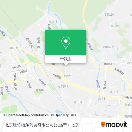 北京旺竹结尔商贸有限公司(发运部)地图