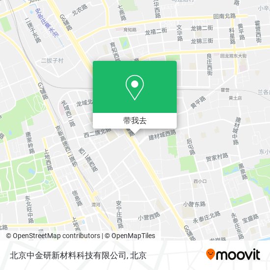 北京中金研新材料科技有限公司地图
