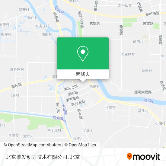 北京柴发动力技术有限公司地图