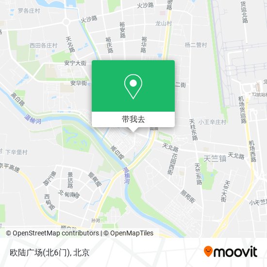欧陆广场(北6门)地图