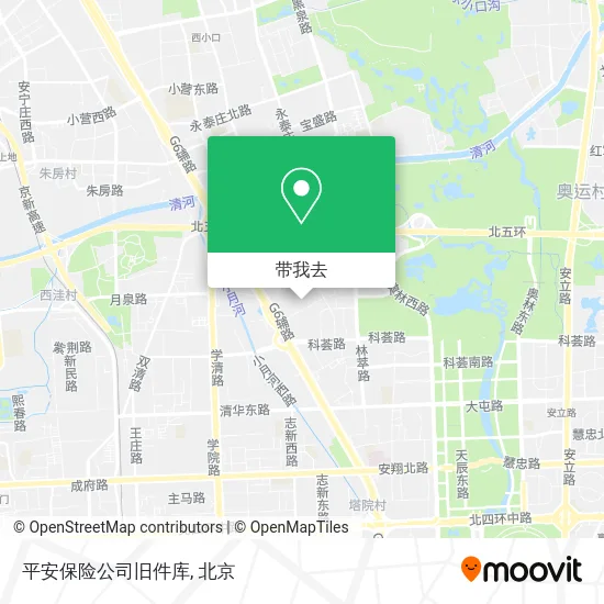 平安保险公司旧件库地图