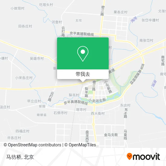 马坊桥地图