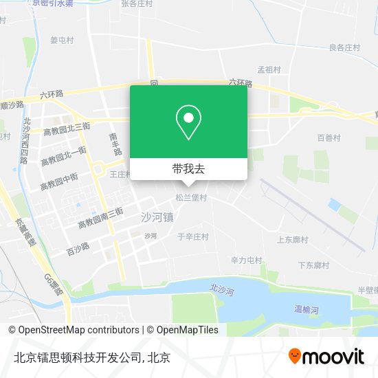 北京镭思顿科技开发公司地图