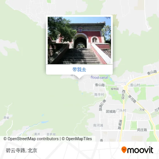 碧云寺路地图