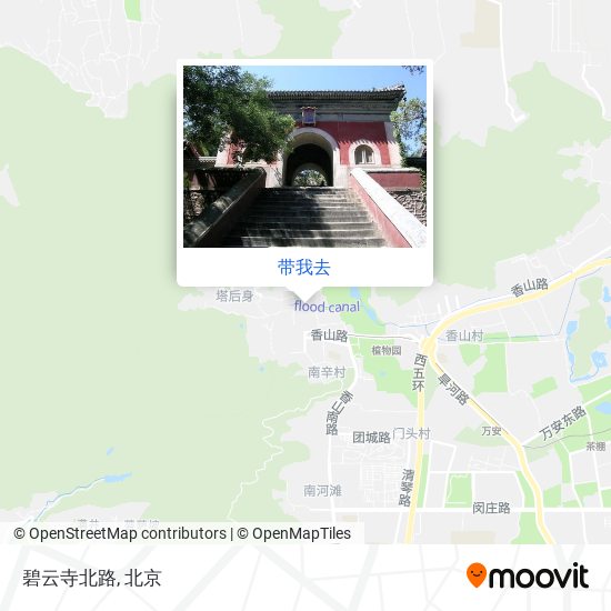 碧云寺北路地图