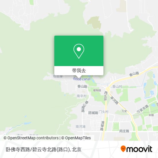 卧佛寺西路/碧云寺北路(路口)地图