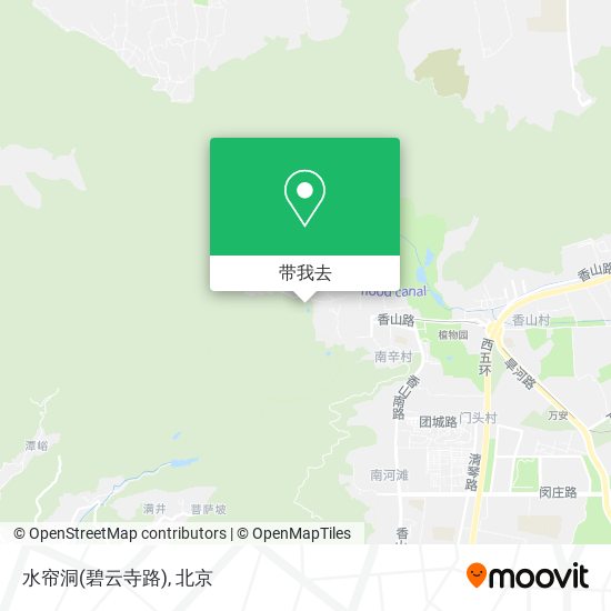 水帘洞(碧云寺路)地图