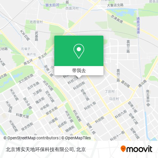 北京博实天地环保科技有限公司地图