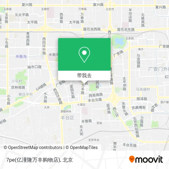 7pe(亿潼隆万丰购物店)地图