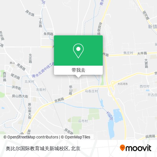奥比尔国际教育城关新城校区地图