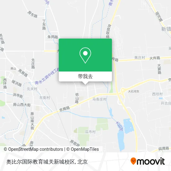 奥比尔国际教育城关新城校区地图