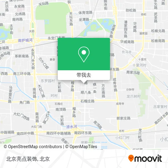 北京亮点装饰地图