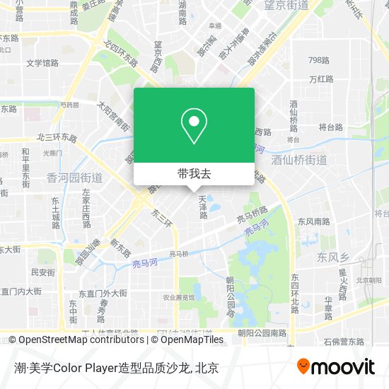 潮·美学Color Player造型品质沙龙地图